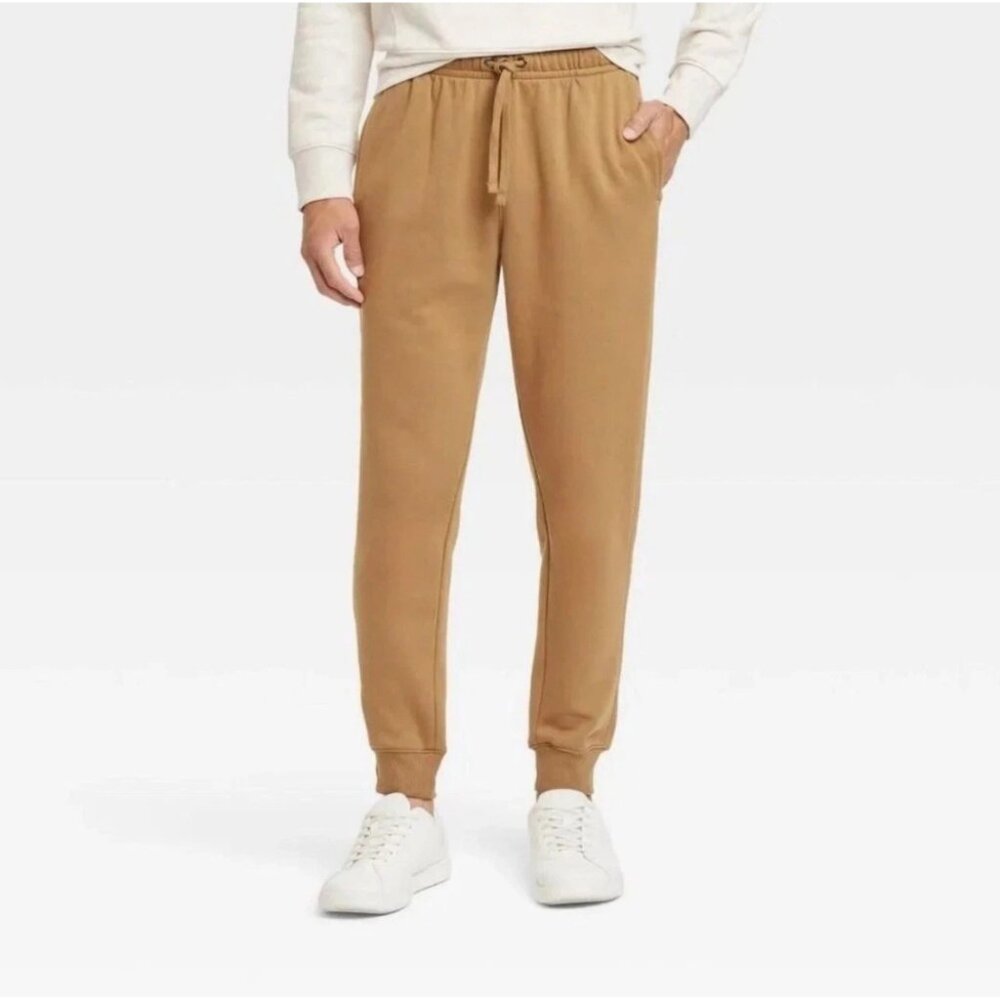 NWT Goodfellow & Co Men's S Stylish Brown Every Wear Relaxed Jogger Sweatpants